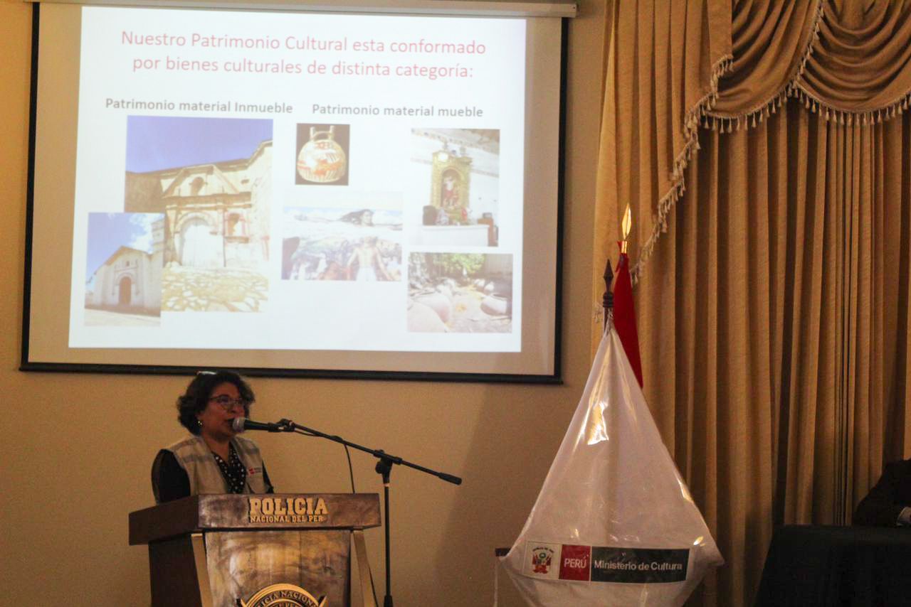 Arequipa: Ministerio de Cultura realizó capacitación sobre tráfico ilícito de bienes a los efectivos de la Policía Nacional de la región