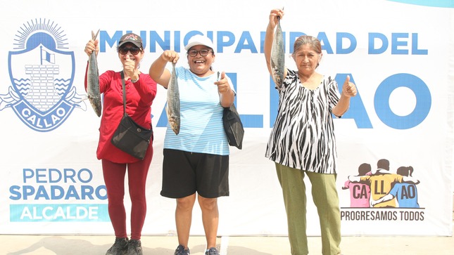 Con la finalidad de cuidar de nuestros vecinos y sus familias, la Municipalidad del Callao hizo la repartición de varias toneladas de pescado