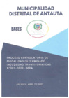 Vista preliminar de documento BASES DE LA CONVOCATORIA CAS N°001-2023-MDA