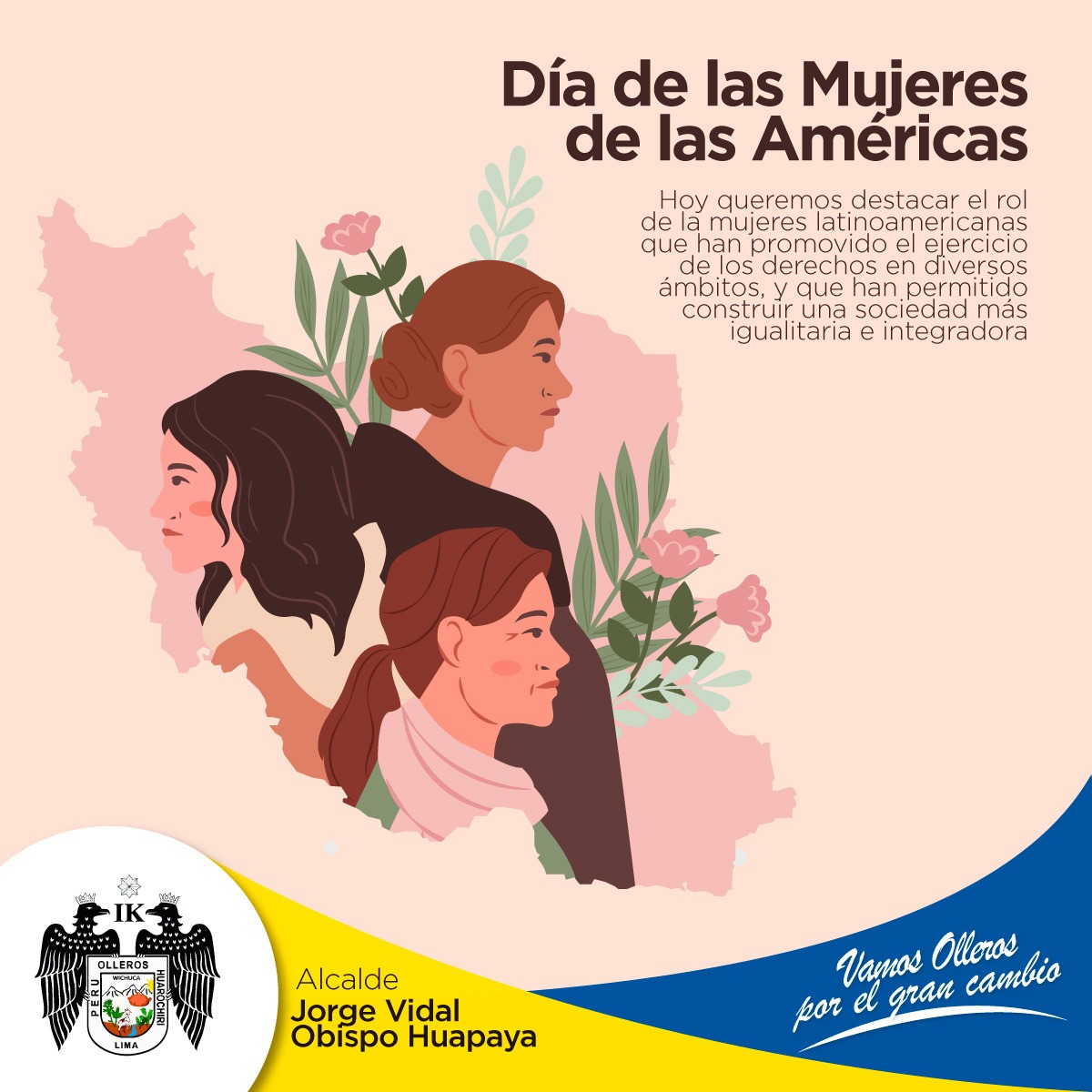 ¡FELIZ DIA DE LAS MUJERES DE LAS AMERICAS!