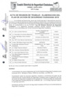 Vista preliminar de documento Acta de reunión de trabajo - elaboración del plan de acción seguridad ciudadana 2019