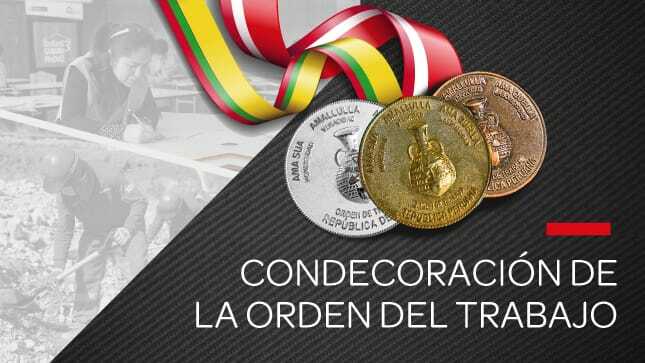 Condecoración orden del trabajo