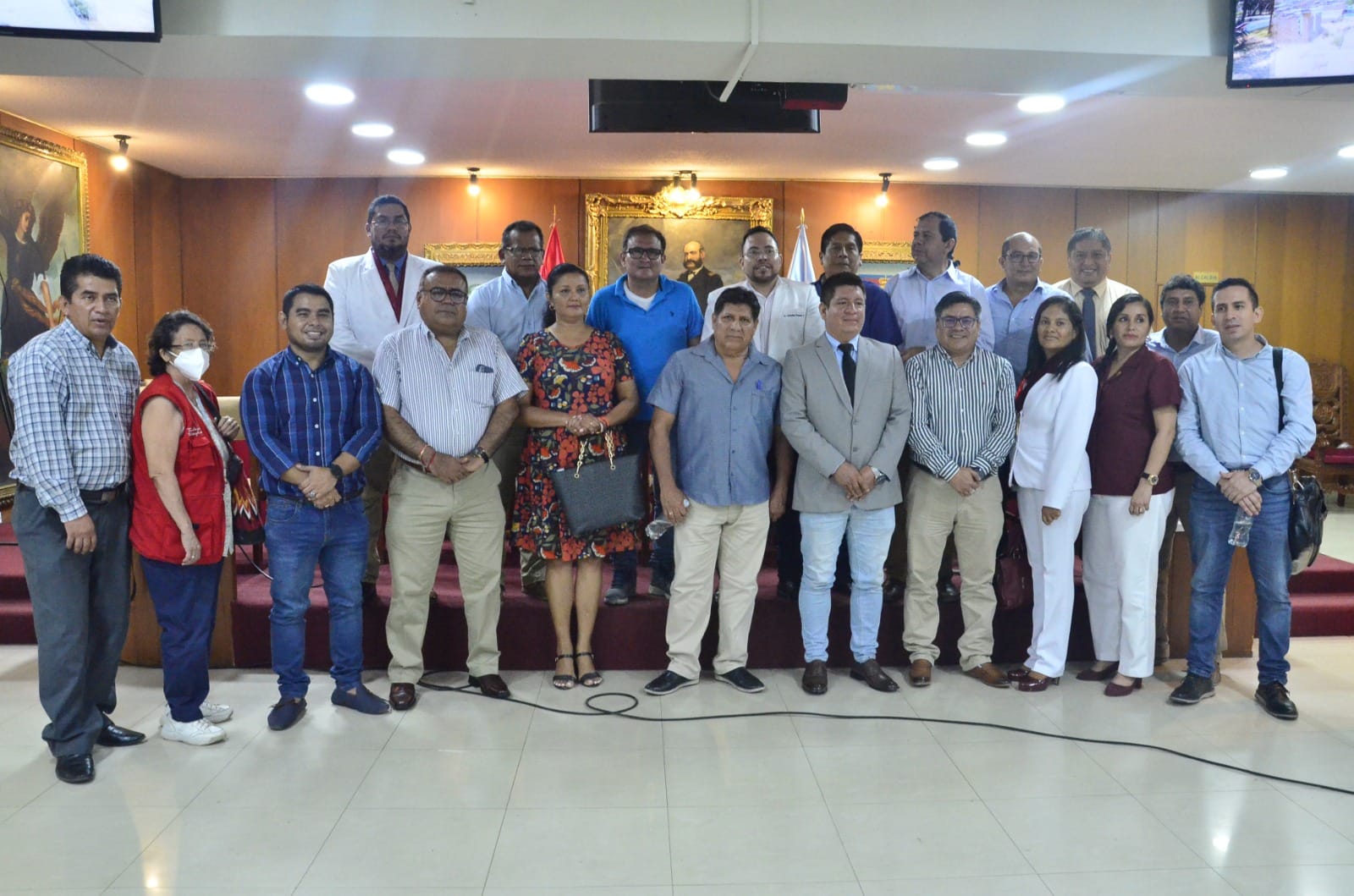 Los decanos expresaron su voluntad de trabajo conjunto con el alcalde a favor de nuestra provincia