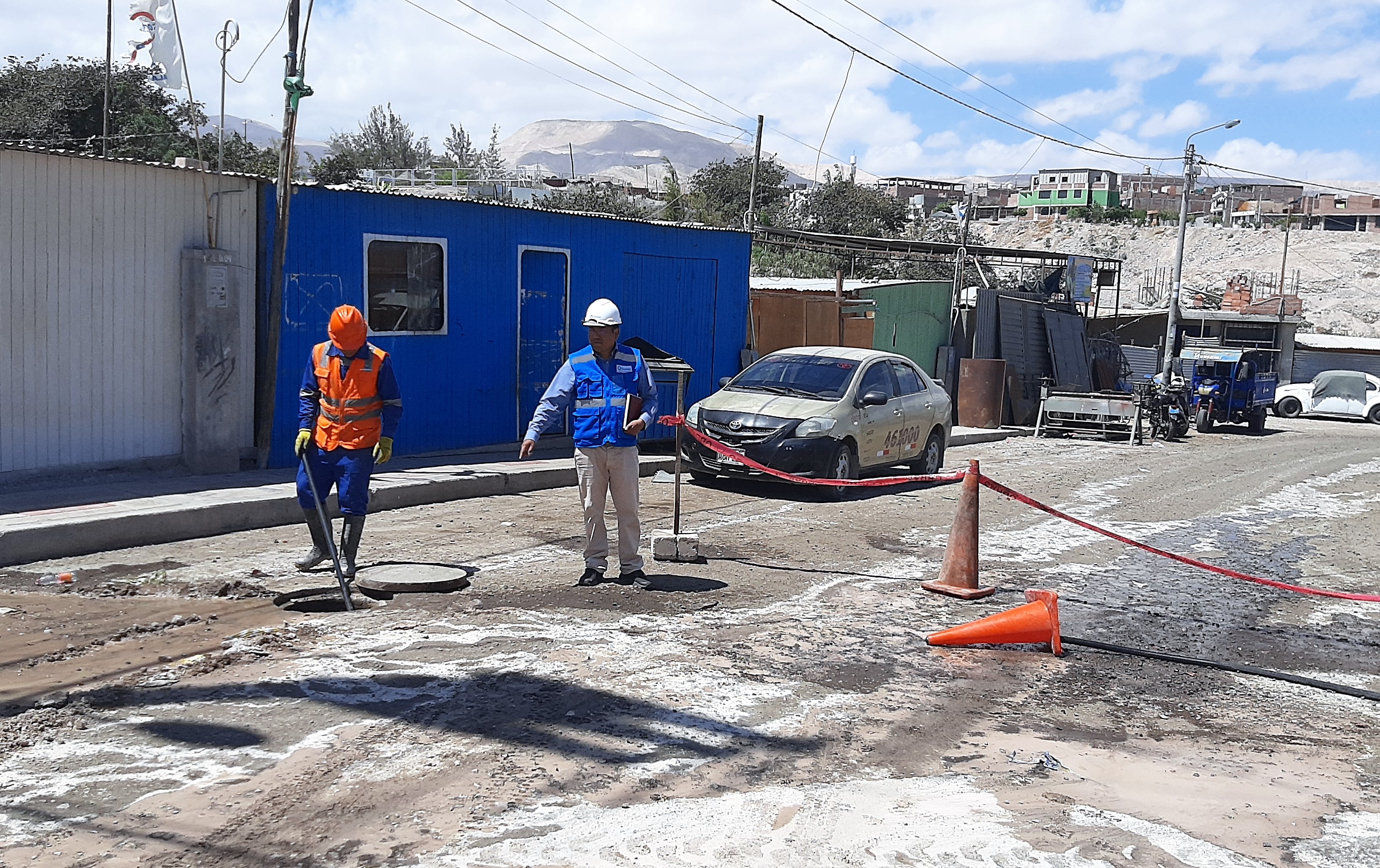 Monitoreo ante colapso del desagüe
