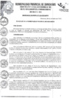 Vista preliminar de documento TUPA de la Municipalidad Provincial de Chincheros Actualizado el 28 de noviembre del 2022.