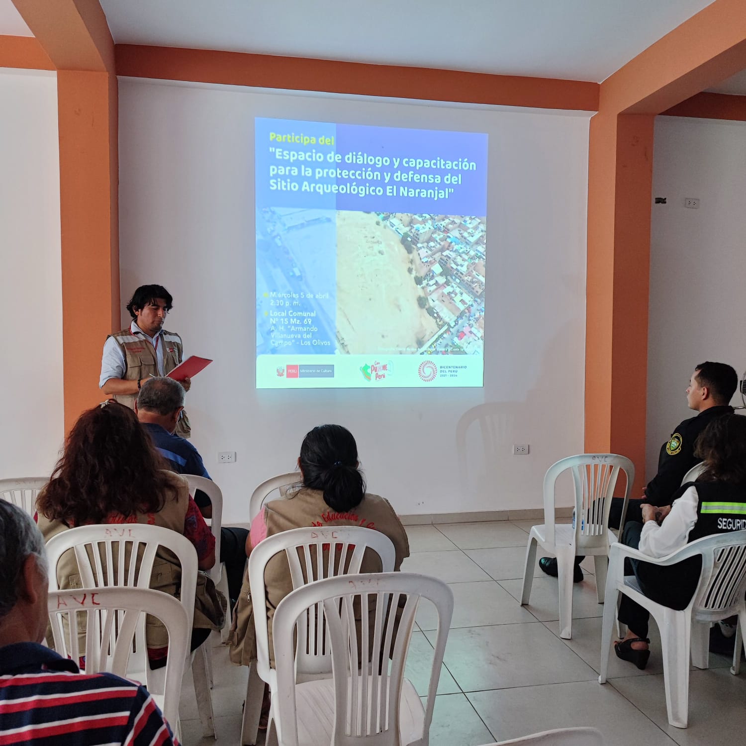 Ministerio de Cultura impulsó participación ciudadana para protección del Sitio Arqueológico El Naranjal en Los Olivos
