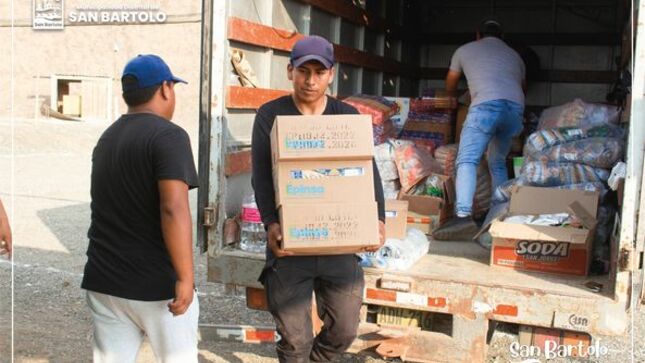 Entrega de alimentos de Qali Warma