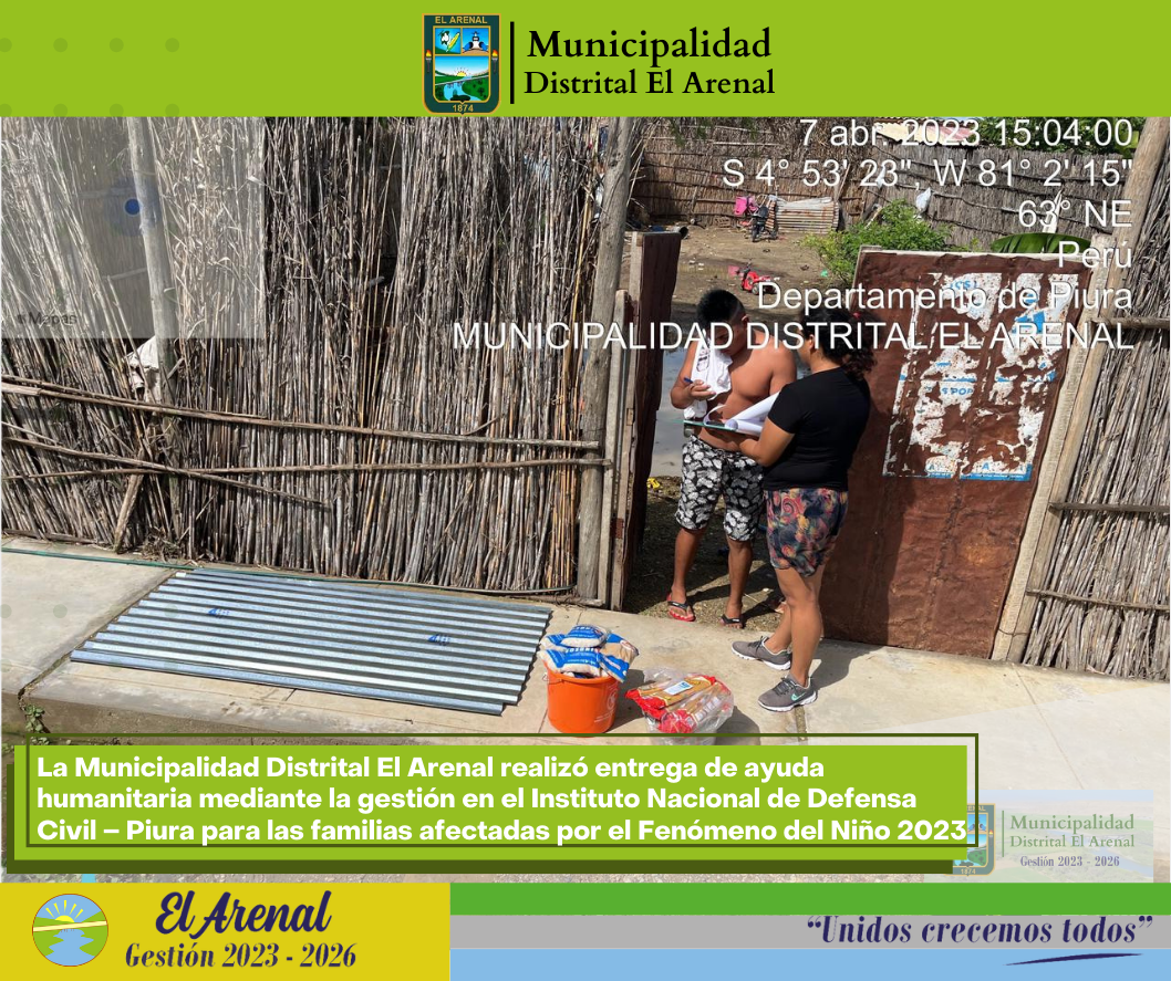 Foto de la ayuda humanitaria.