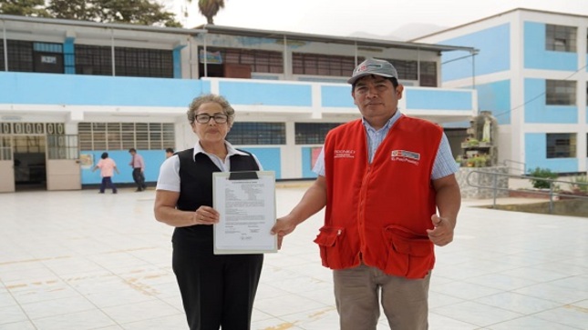 Pronied instalará cerco provisional en la IE Felipe Santiago Estenos