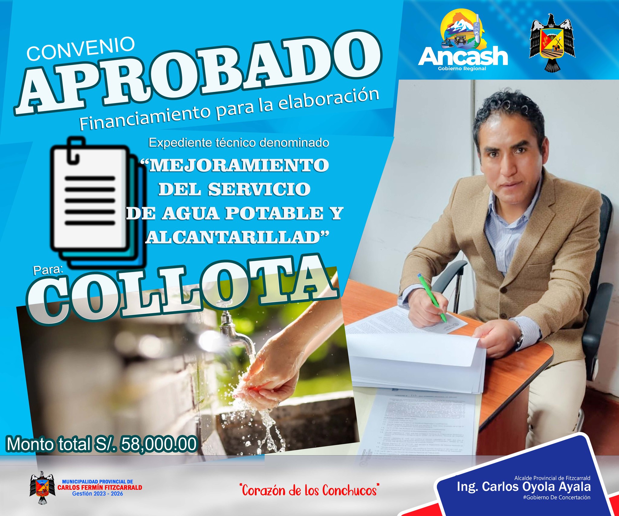 Convenios que mejoraran la calidad de vida del pueblo de Fitzcarrald.