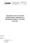 Vista preliminar de documento A._LINEAMIENTO_PARA_EL_REGISTRO_DE_LA_INFORMACION_FORESTAL_Y_DE_FAUNA_SILVESTREFF