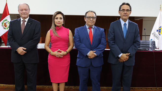 Centro de Estudios Constitucionales y Parlamento Andino reflexionan sobre democracia y Estado de Derecho