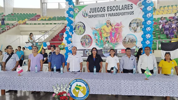 UGEL Tambopata inauguró etapa distrital de Juegos Escolares Deportivos y Paradeportivos 2023