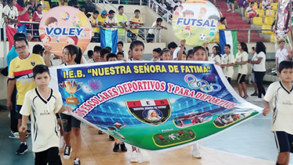 UGEL Tambopata inauguró etapa distrital de Juegos Escolares Deportivos y Paradeportivos 2023