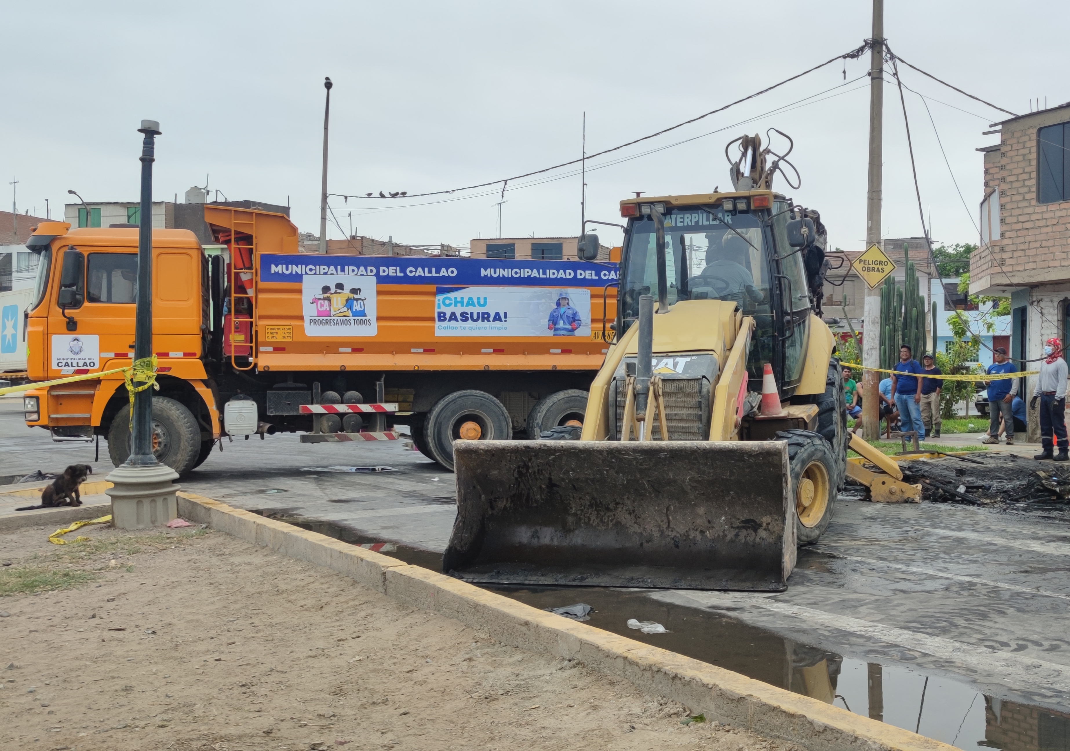 La Municipalidad del Callao desplegó todo tipo de apoyo para los afectados.