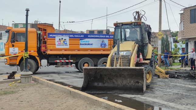La Municipalidad del Callao desplegó todo tipo de apoyo para los afectados.