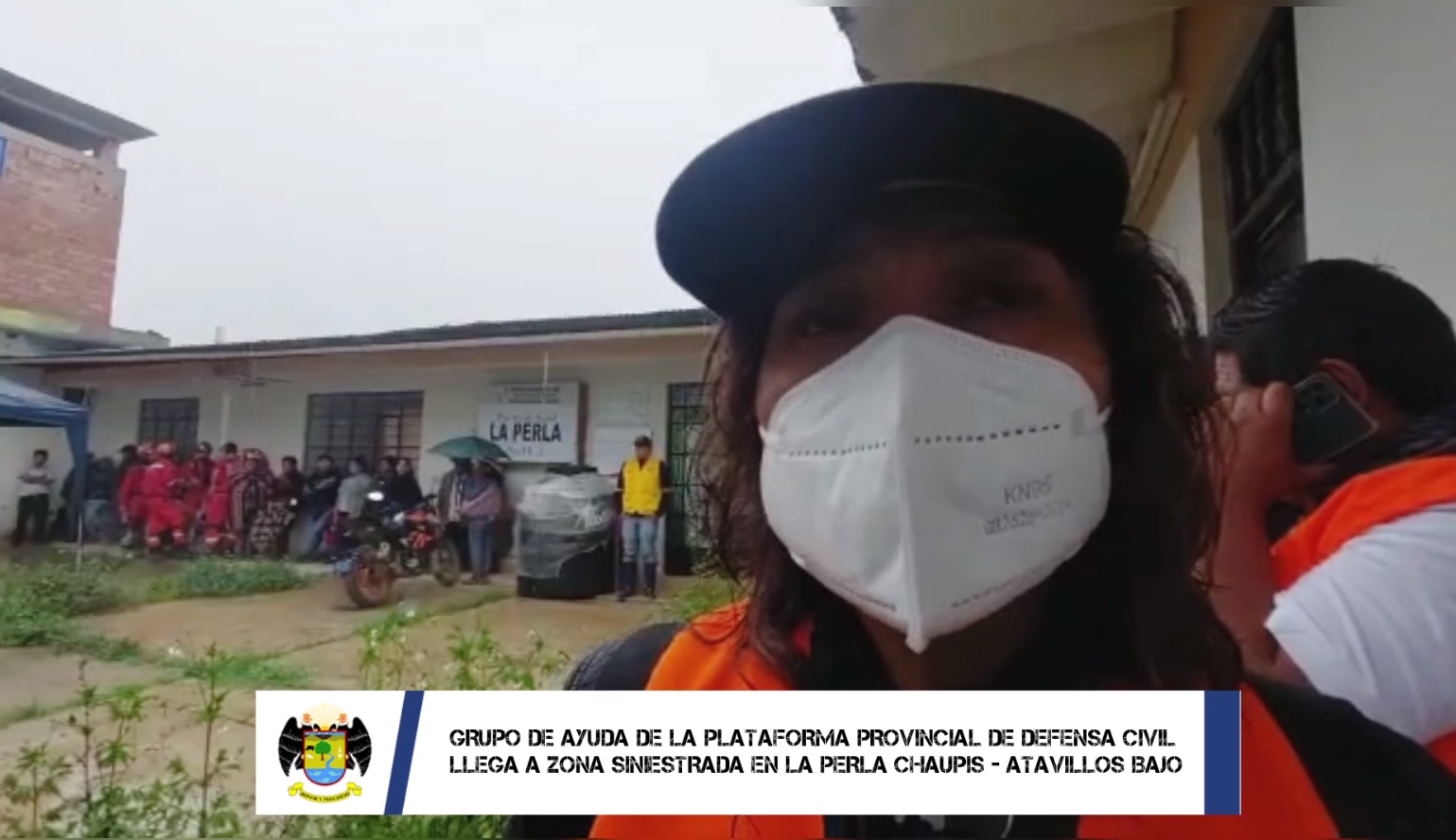 Grupo de ayuda de la plataforma provincial de defensa civil llegó a zona afectada en Atavillos Bajo