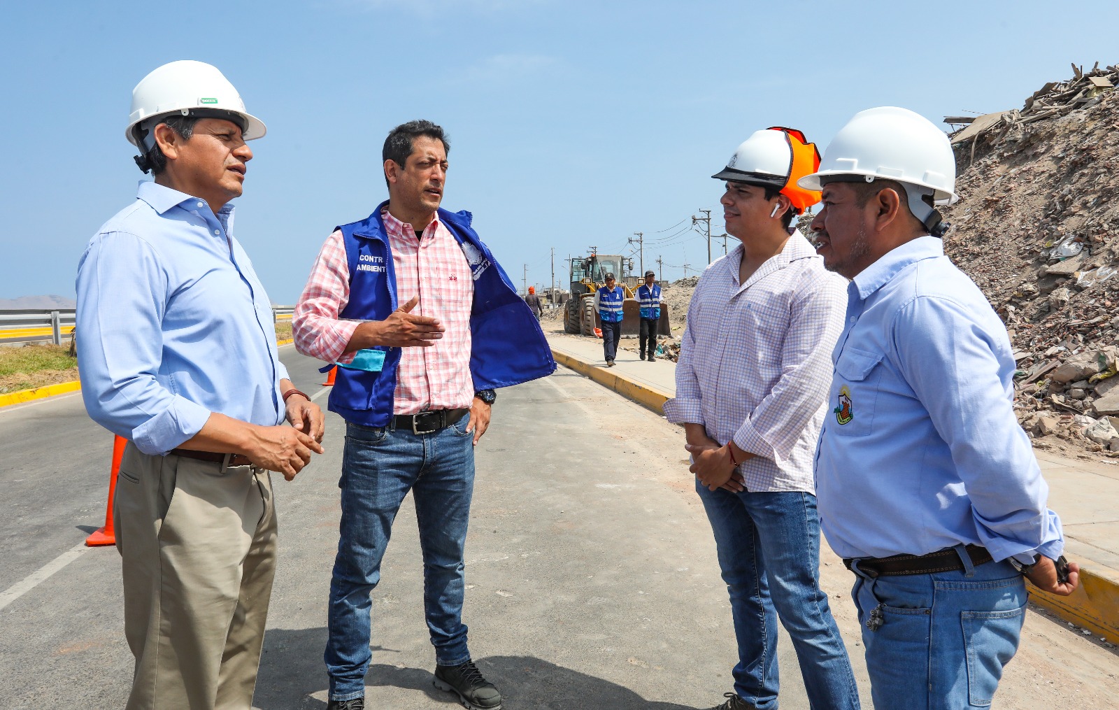 GORE Callao inicia recojo de desmonte en el último tramo de la costa verde