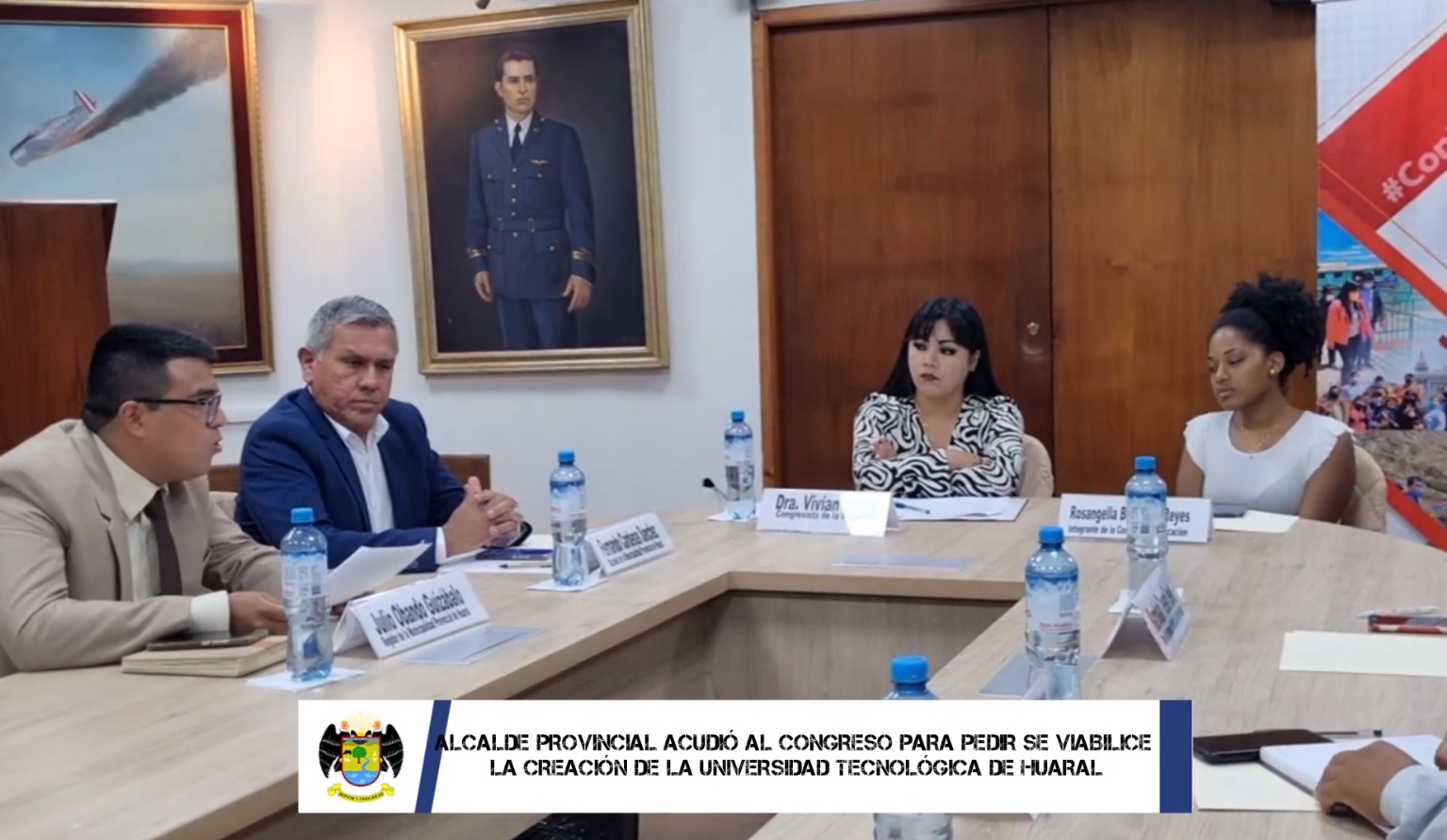 Alcalde provincial pidió que se viabilice la creación de la “Universidad Tecnológica de Huaral” en el Congreso de la República