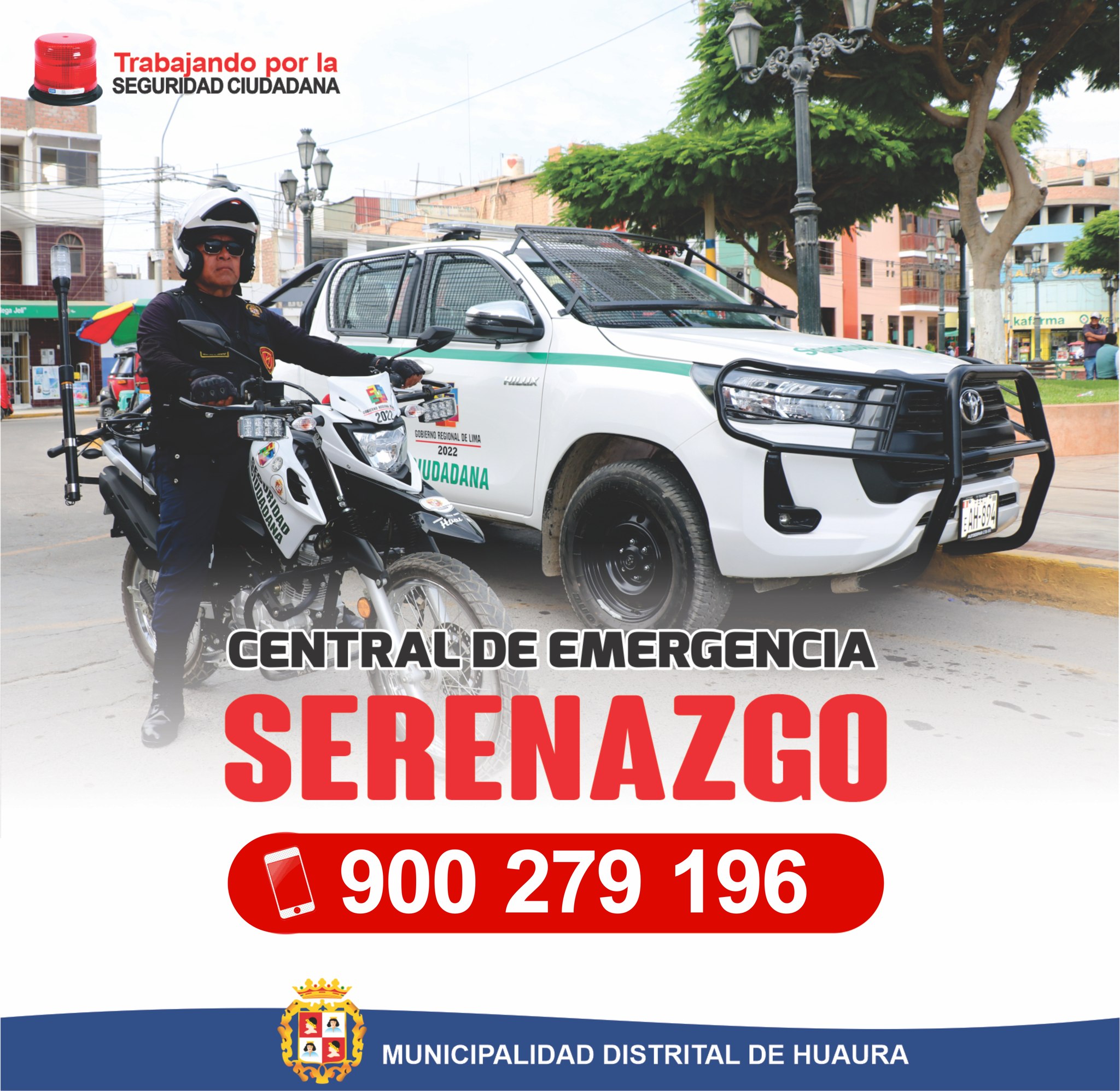 NÚMERO DE CENTRAL DE EMERGENCIA DE SEGURIDAD CIUDADANA