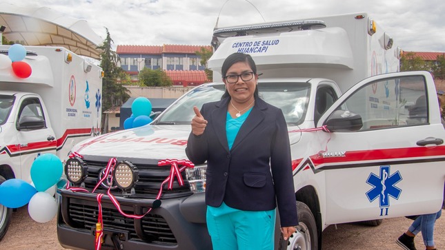 Personal de salud del establecimiento de Huancapi - Red de Salud Centro. 
