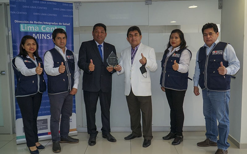 imagen1 de Saluthon: Diris Lima Centro recibe mención honrosa por innovación en salud ambiental