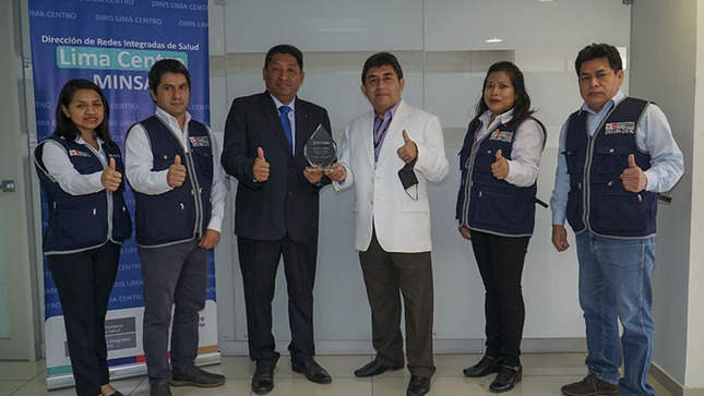 imagen1 de Saluthon: Diris Lima Centro recibe mención honrosa por innovación en salud ambiental