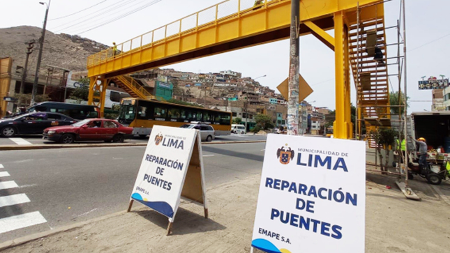 El trabajo se realizó en el lapso de 15 días, considerando el pintado de las escaleras, señalización y parchado de pista.