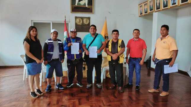 Municipalidadde Huaral y federación de transportistas de vehículos firman acuerdos y compromisos para una buena gestión del transporte