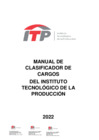Vista preliminar de documento RSG 25-2023-ITP_Manual Clasificardor de Cargos
