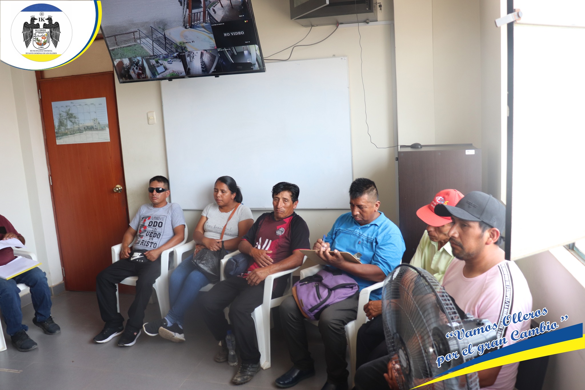 Alcalde se reunió con la directiva de la comunidad campesina de Llanac y anexos