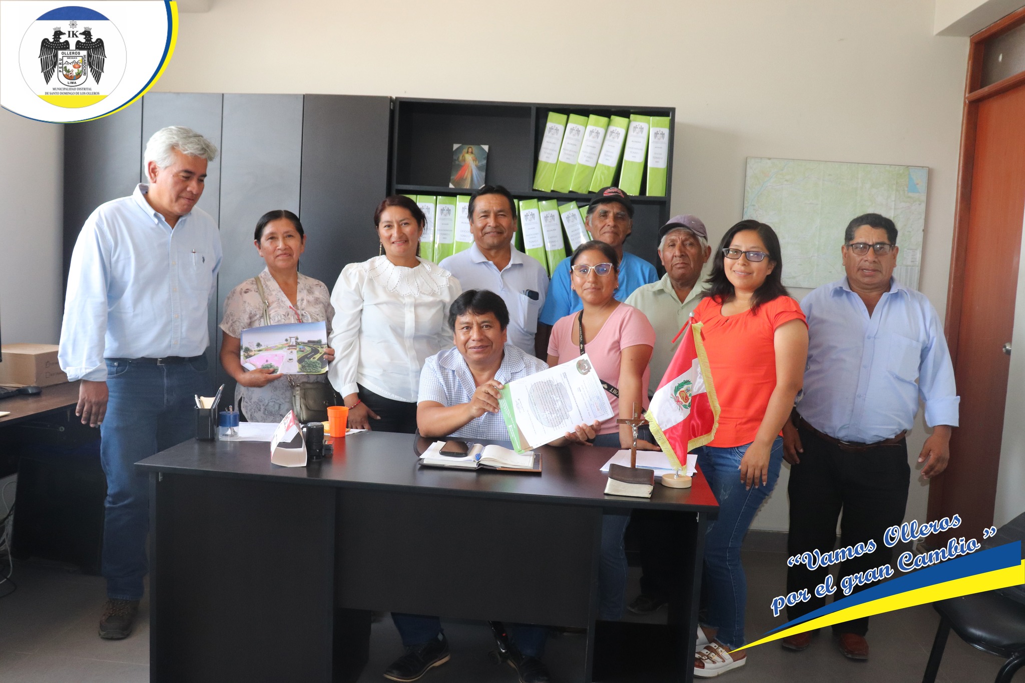 Alcalde se reunió con la directiva de la comunidad campesina de Cucuya