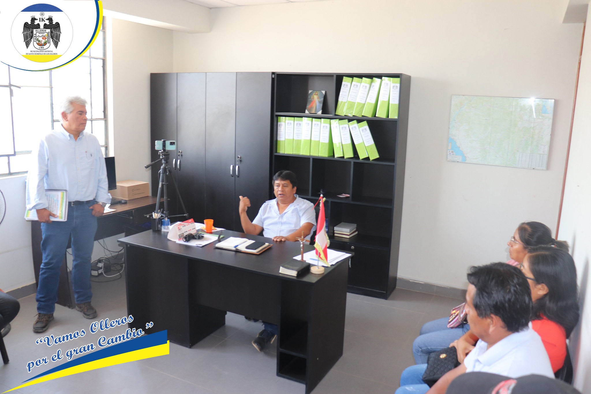 Alcalde se reunió con la directiva de la comunidad campesina de Cucuya