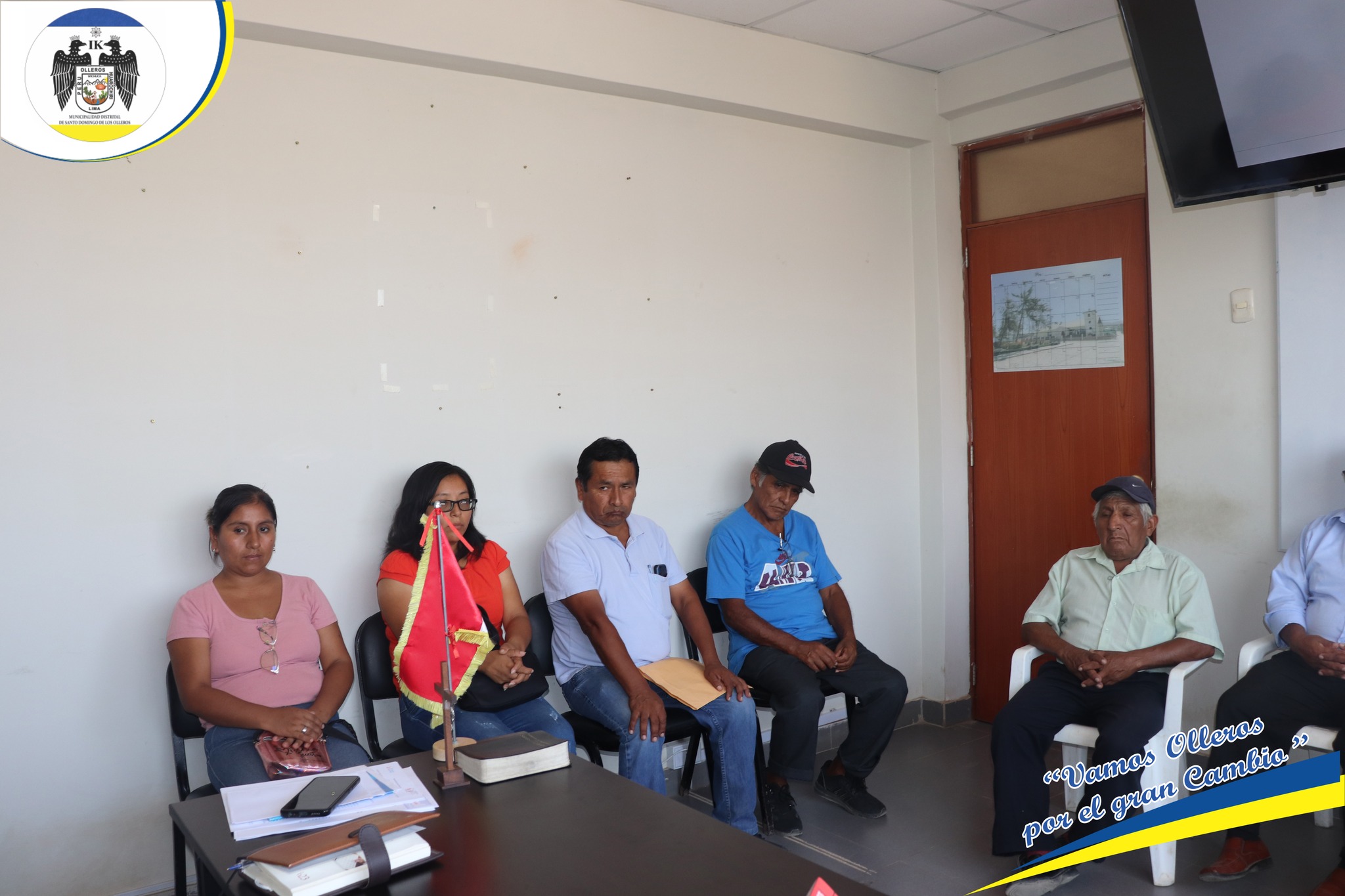 Alcalde se reunió con la directiva de la comunidad campesina de Cucuya