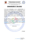 Vista preliminar de documento COMUNICADO N° 26-2023_CONVOCATORIA N° 11-2023 - EBE - PRIMARIA