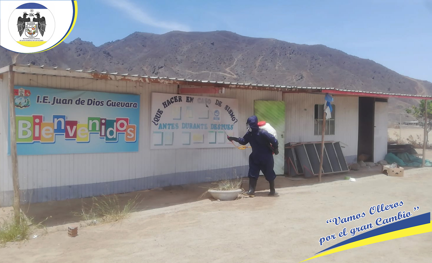 fumigación en las diferentes instituciones educativas.