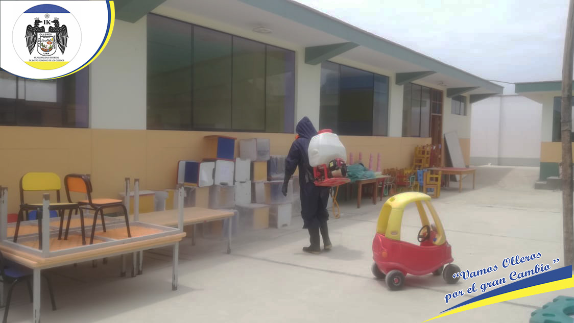 fumigación en las diferentes instituciones educativas.