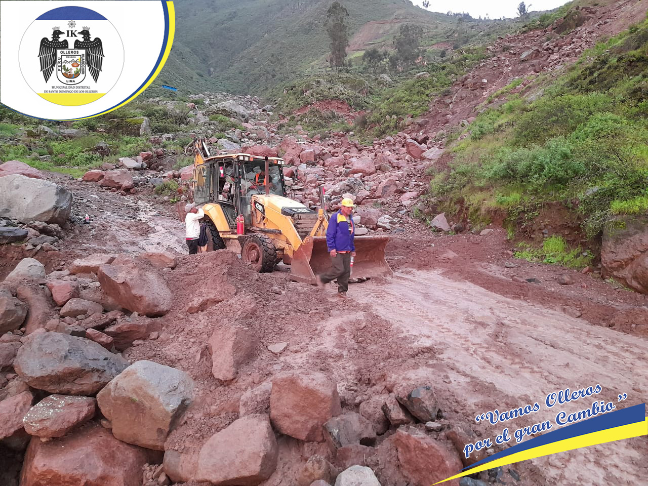 Se rehabilito las vías afectadas por la precipitación de las intensas lluvias