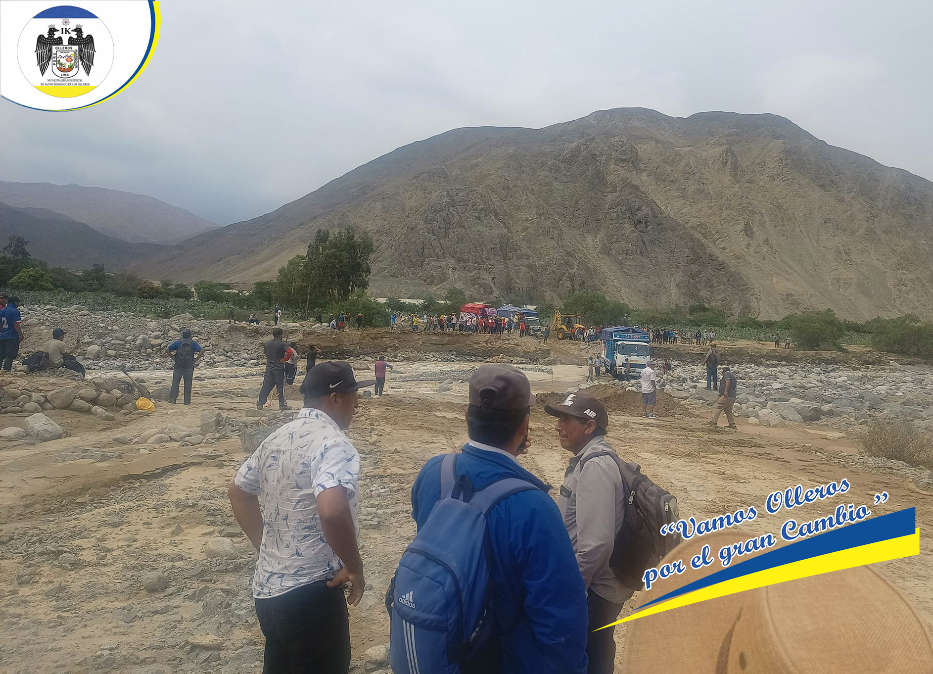 rehabilitación de las vías por caída de los huaycos