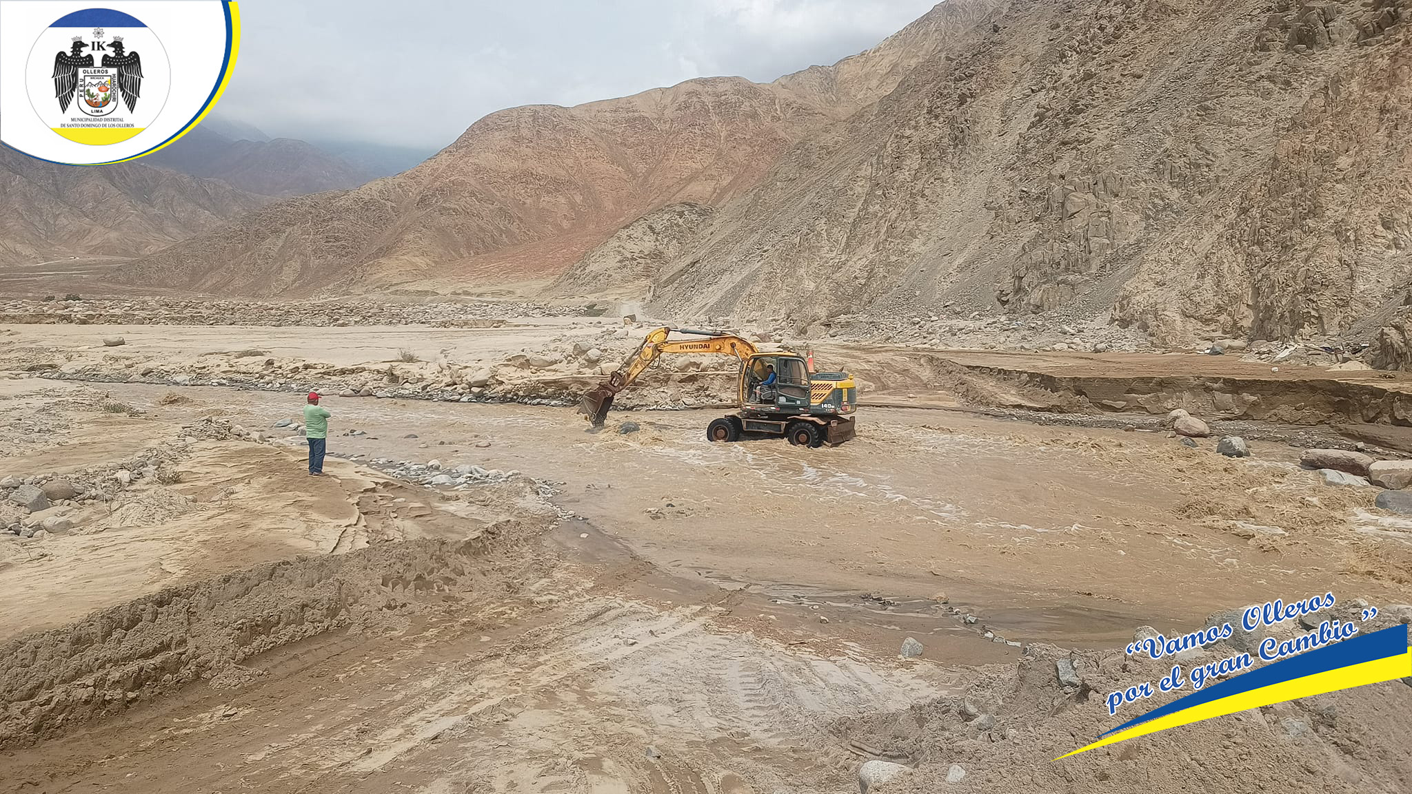 rehabilitación de las vías por caída de los huaycos