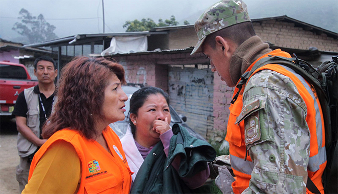 Maquinarias y brigadistas del Gore Lima permanecerán en zona de emergencia en La Perla – Atavillos Bajo