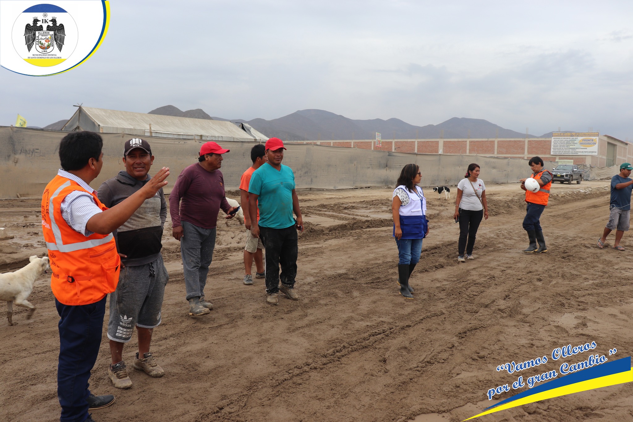 zonas afectadas por los huaycos en el distrito