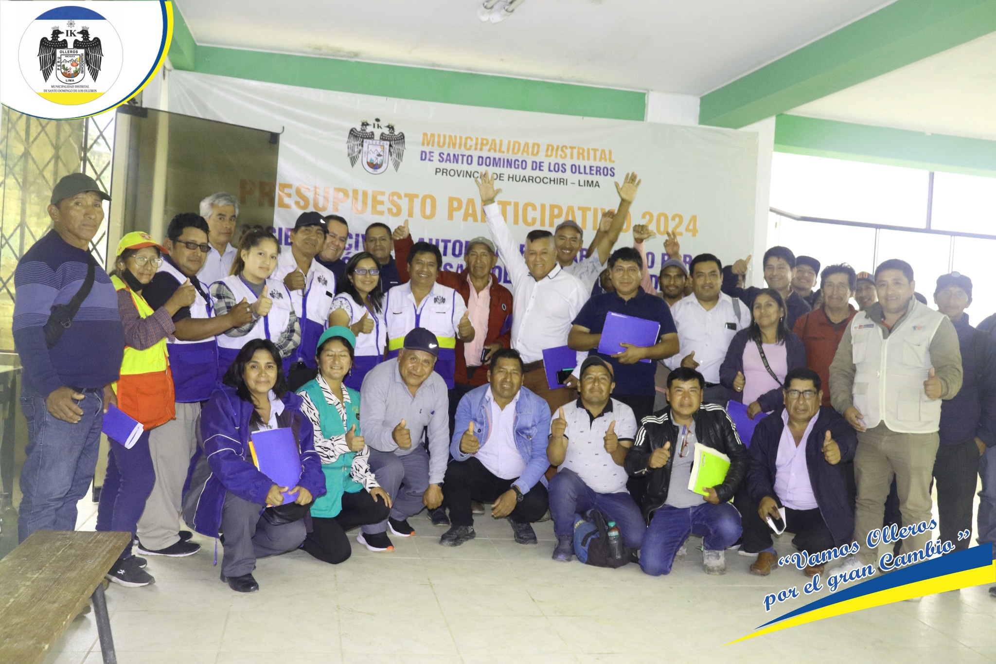 Presupuesto participativo 2024 en el centro poblado de Huallanchi