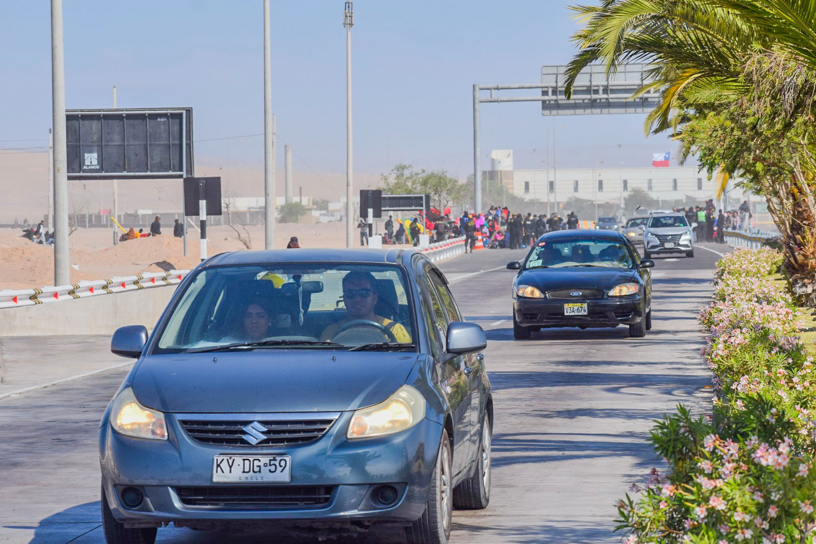 Restablecen tránsito de turistas y mercancías en control fronterizo santa rosa tras intento de bloqueo