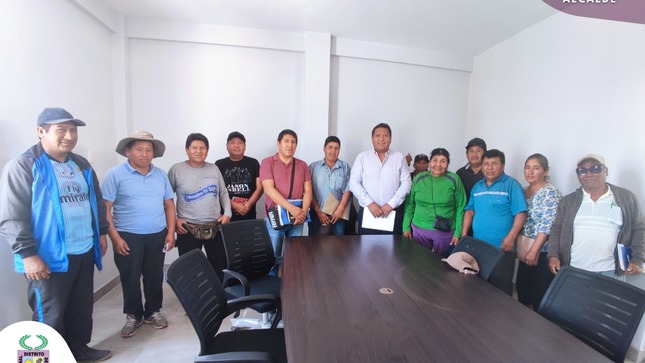 Presidentes de Asociaciones del Sector Vilauta se reunieron para mesa de trabajo en la Municipalidad Distrital de Calana