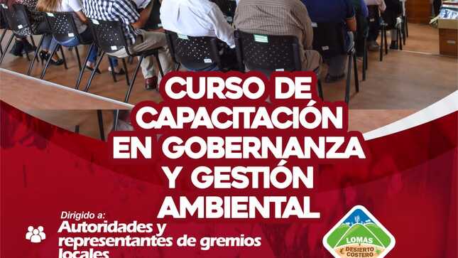 Se realizará Capacitación en el Distrito de Calana