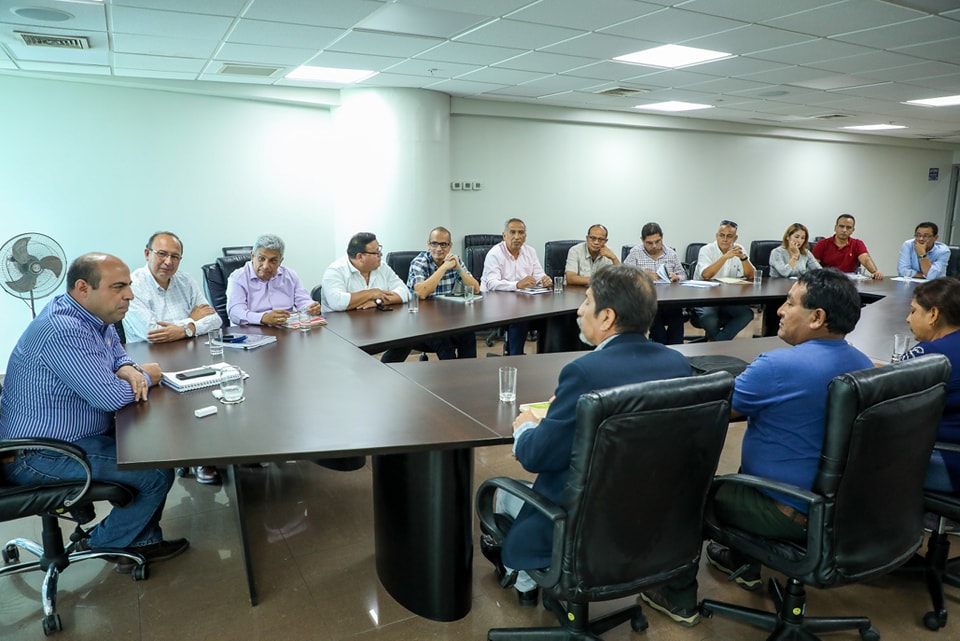 El alcalde Pedro Spadaro sostuvo una reunión con representantes de los trabajadores de Eslimp Callao