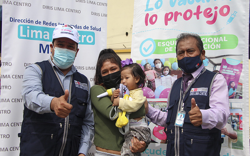 imagen1 de Lima Centro realiza lanzamiento de 4ta Jornada Nacional de Vacunación en el Hospital de San Juan de Lurigancho