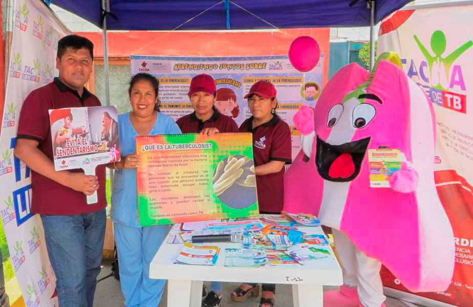Proyecto “Tacna Libre de TBC” continúa con campañas informativas