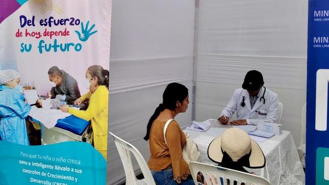 Chaclacayo: Minsa realizó campaña de salud integral por el Día de la Niña y el Niño Peruano 